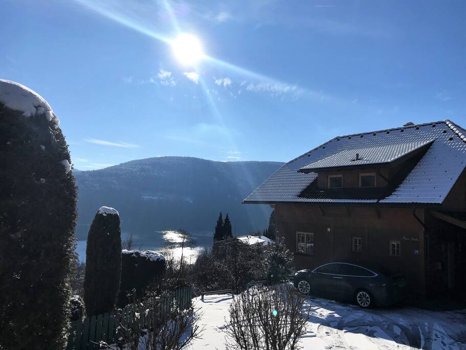 Unser Haus im Winter