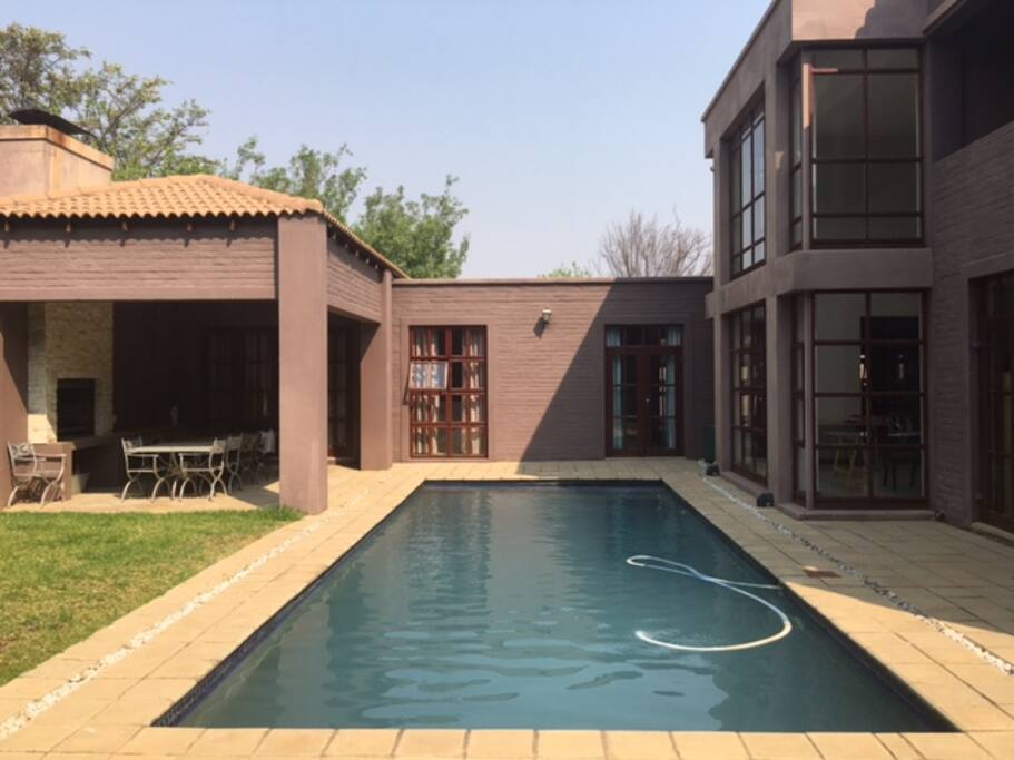 Garden and pool