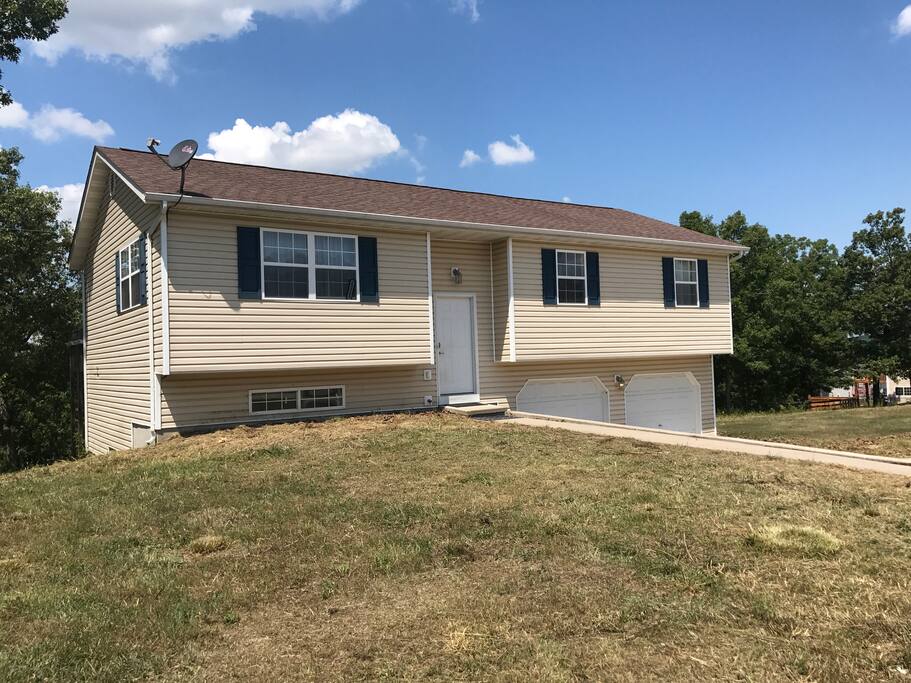 Front view of the house