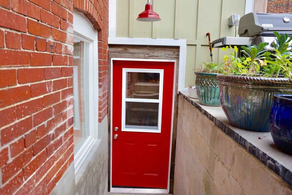 Separate entrance