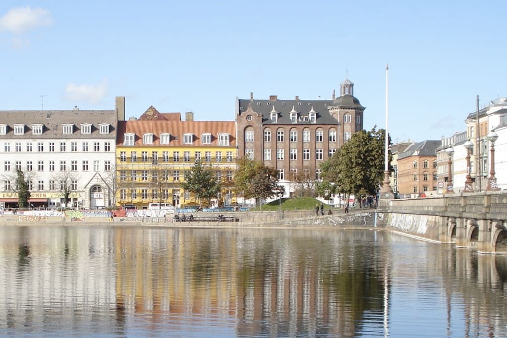 The lakes in center of Copenhagen