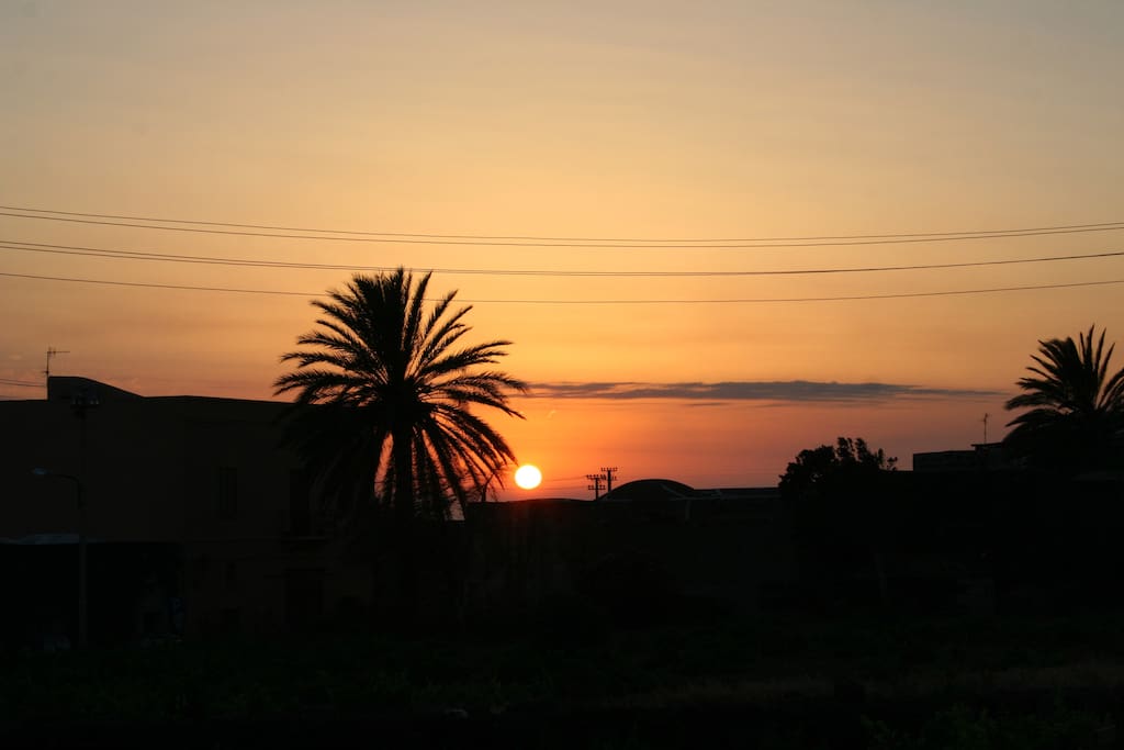 vista tramonto