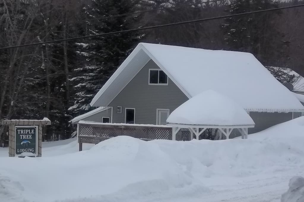 Another view of the front of the Chalet