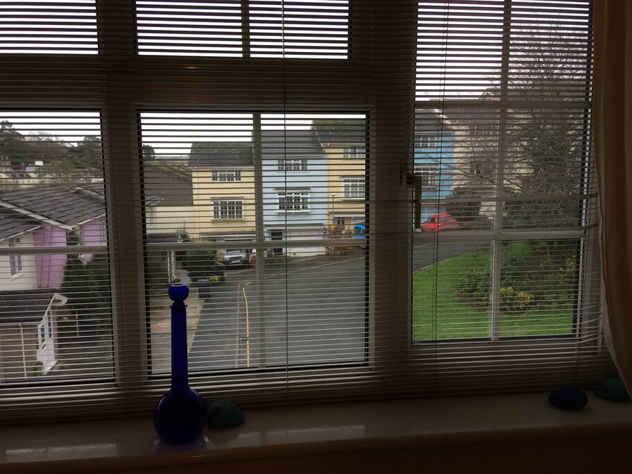 view from bedroom window