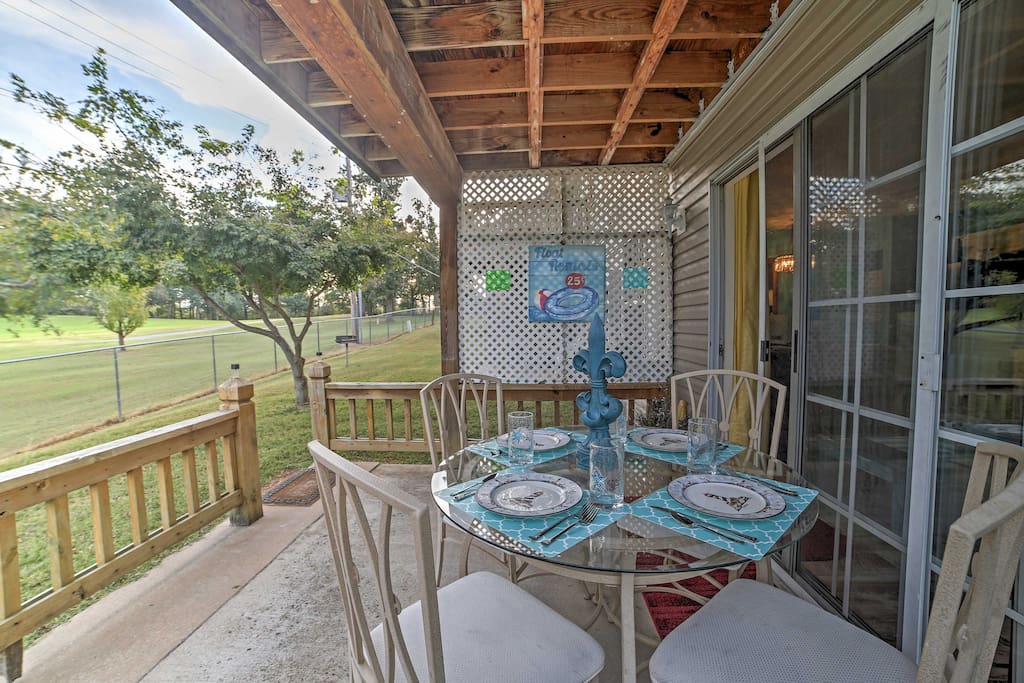 You'll love the green surroundings.