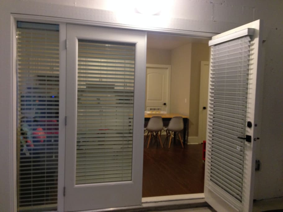 french door separate entrance