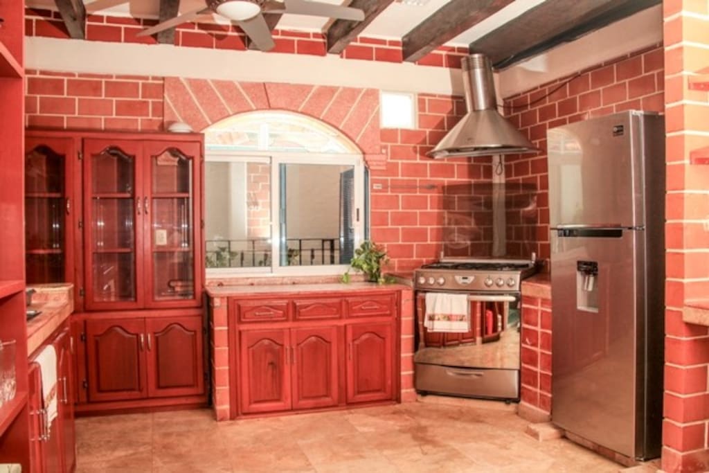 Fully equip kitchen ,