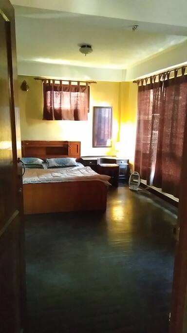 Bed room with double bed
