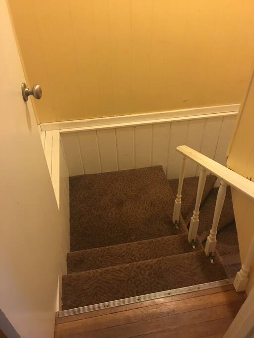Stairs to private room