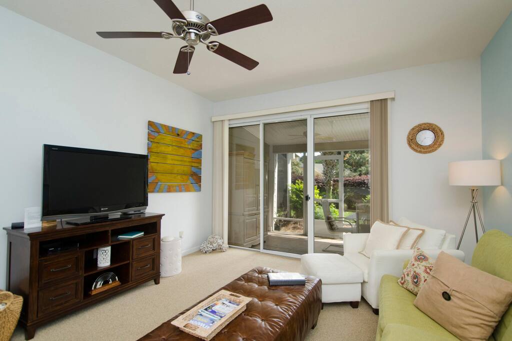 Living Area with Flat Panel TV