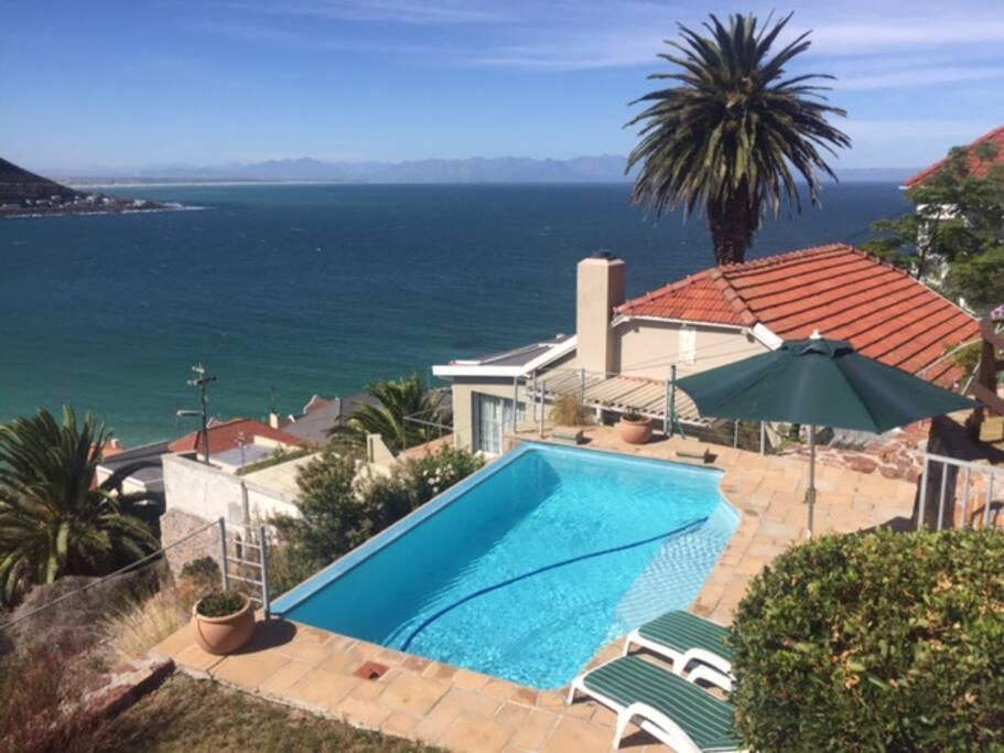 Pool view from balcony
