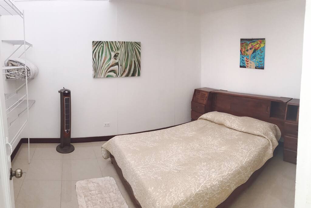 One double size bed