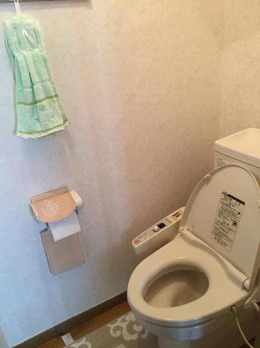 ウォシュレットも完備してます
