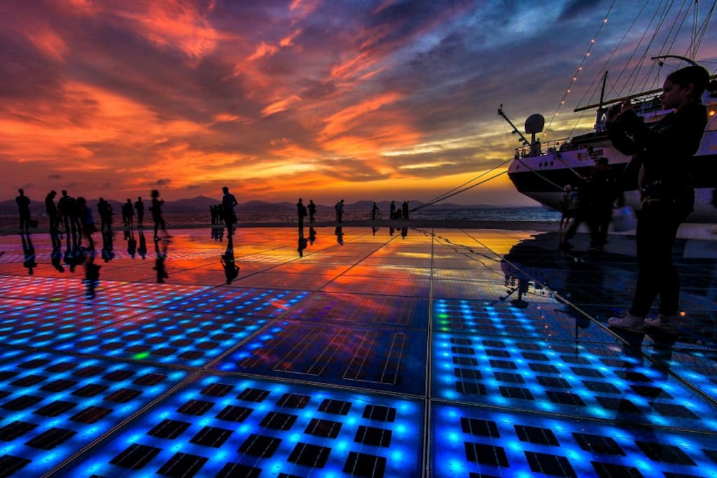 Summer sunset in Zadar