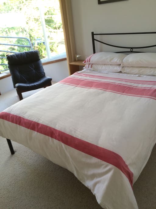 Guest's bed.