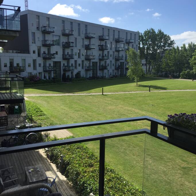 The view from the balcony