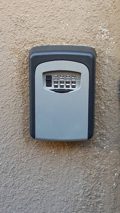 Self Check In and Out Key lockbox or We can greet you at arrival