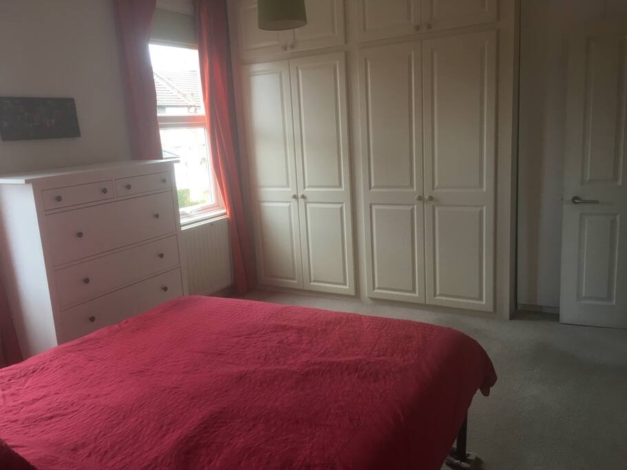 Bedroom available with king-size bed and built-in wardrobes