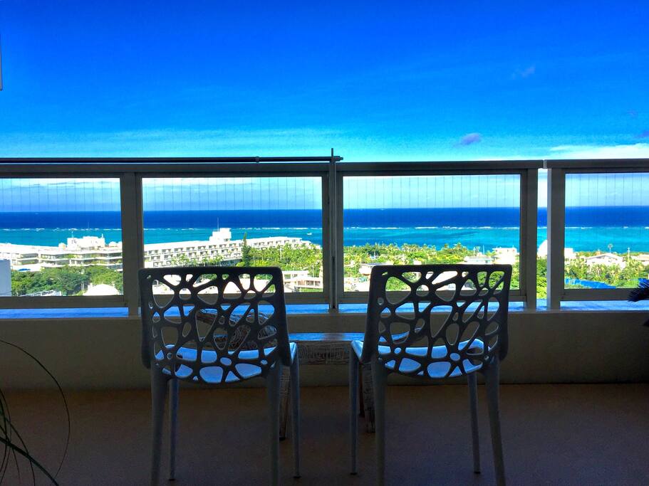 A nice view from the balcony at the top floor