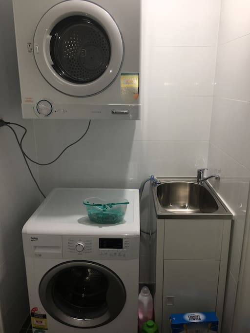 Laundry Room - Brand New Washing Machine + Dryer