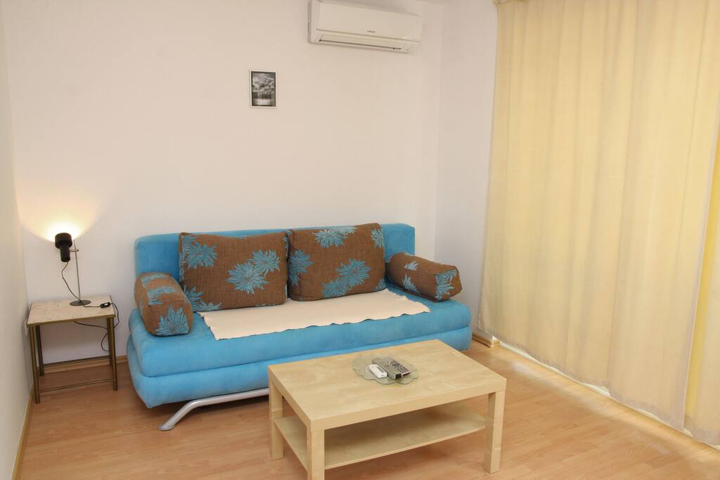 Living Room with Sofa Bed
