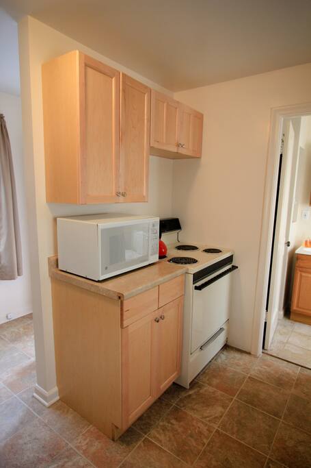 Silverware and some dishes/pots included.