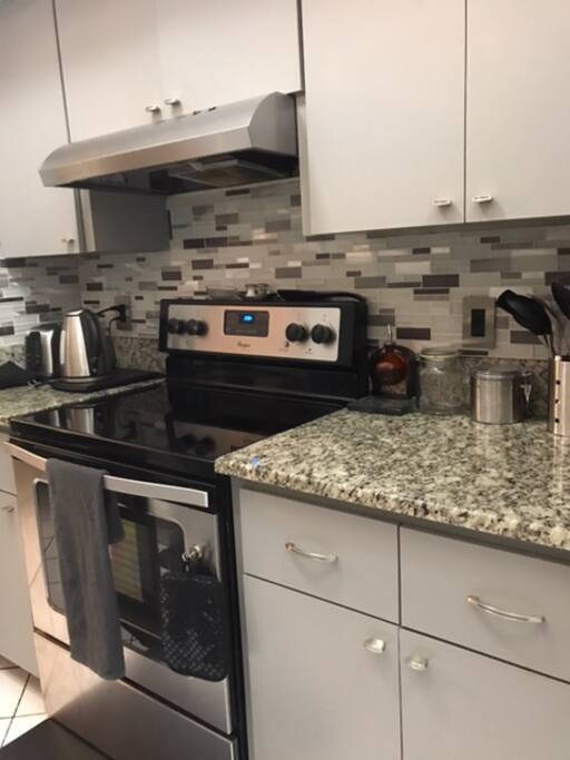 Fully equipped and modern kitchen