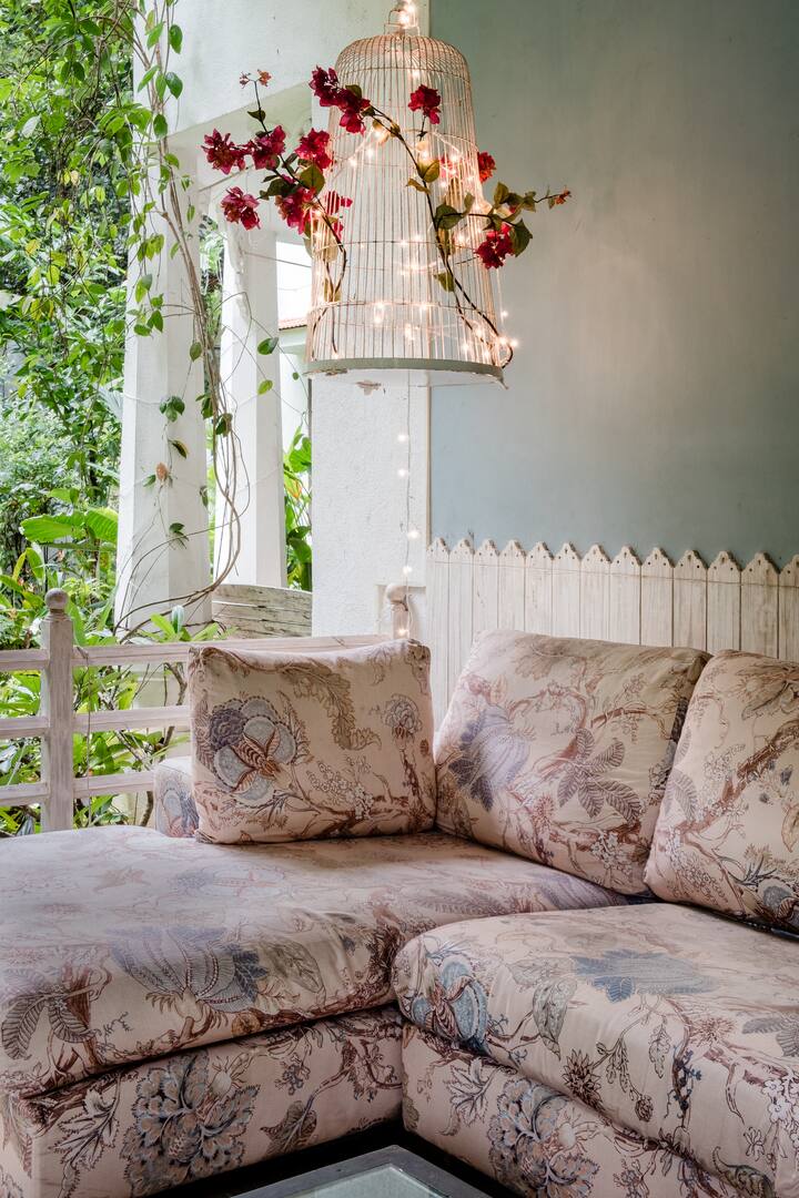 Cosy plush sofas to sink into and drink in the view