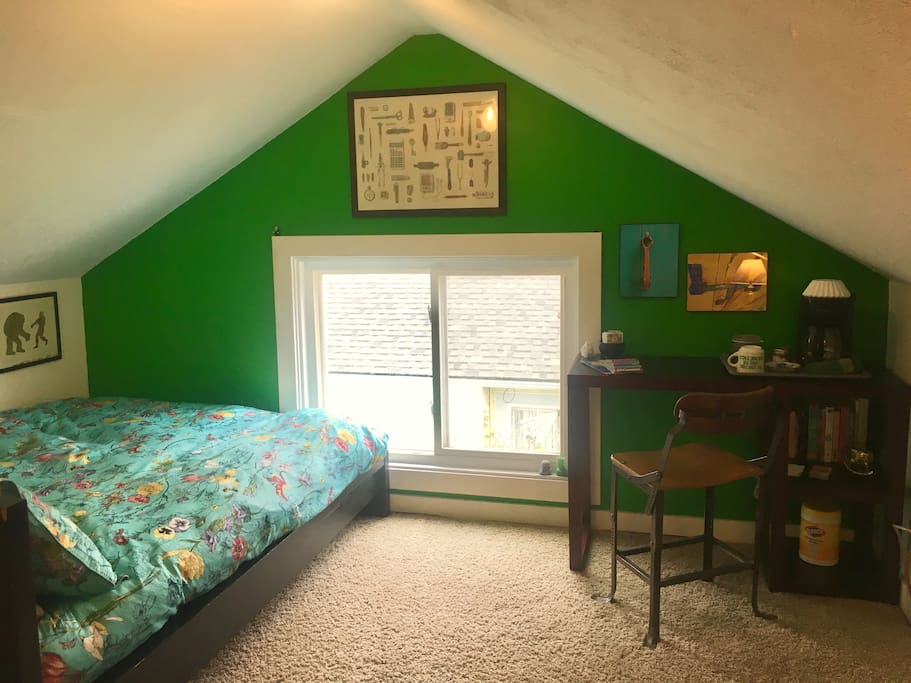 Lounge in your cozy bed and stare out the window at the world that awaits you.