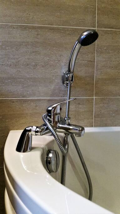 Ensuite bathroom with separate shower