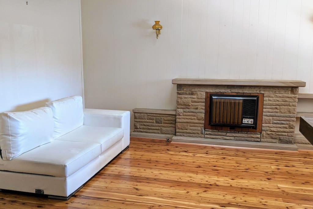 living room with TV & sofa