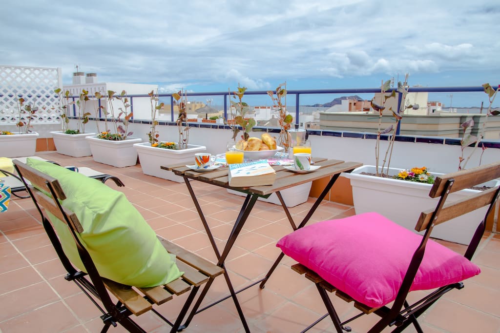 Desayuno con vistas