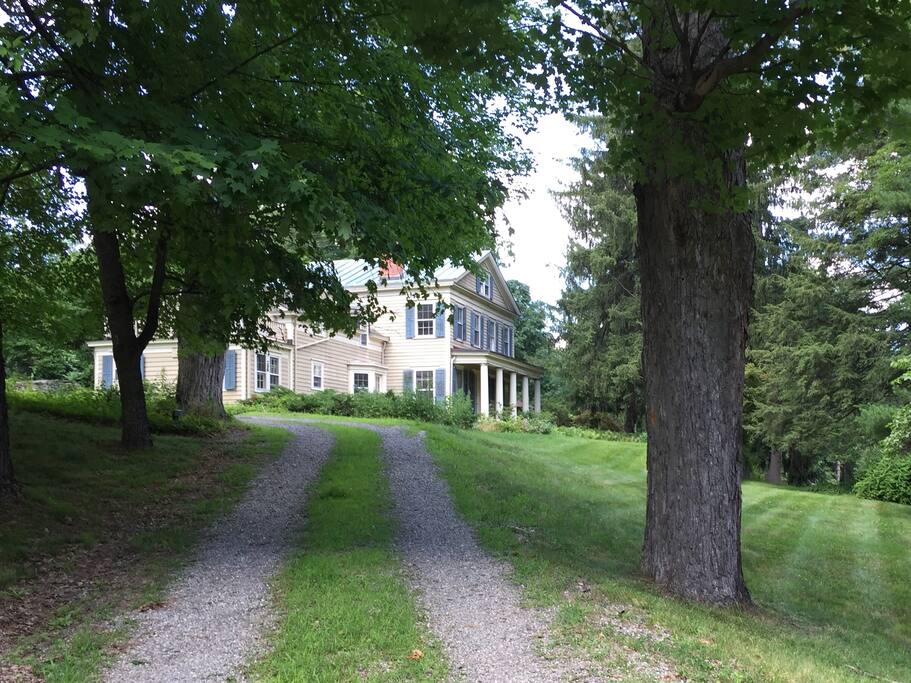 Driveway toward the house
