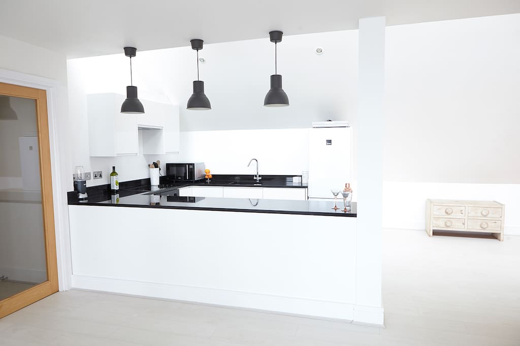 New kitchen with all mod cons.