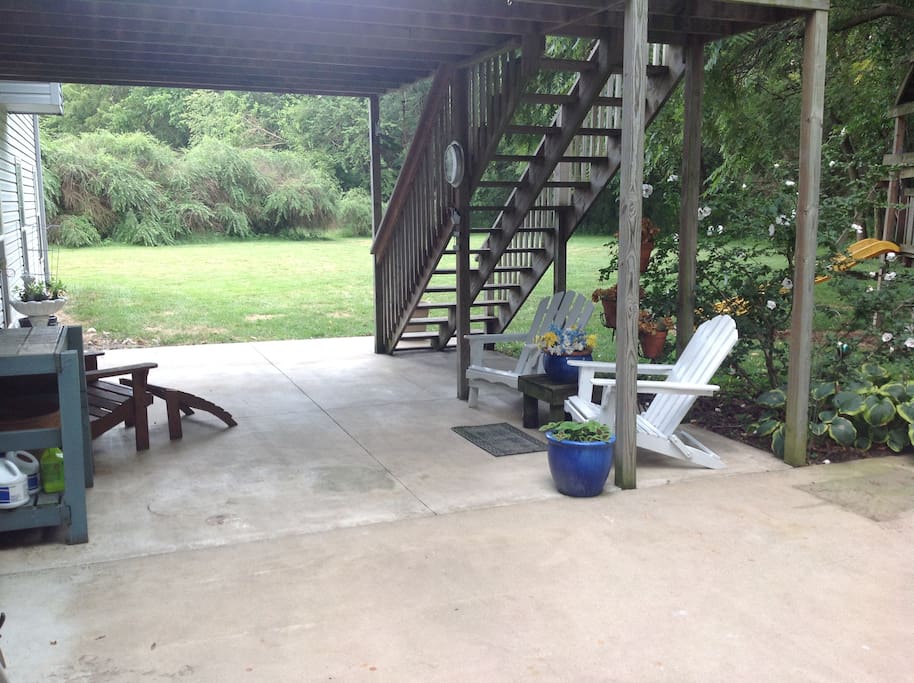 Back patio