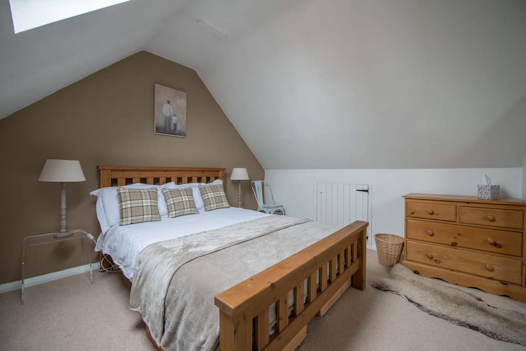 Bedroom with comfy bed and quality linen