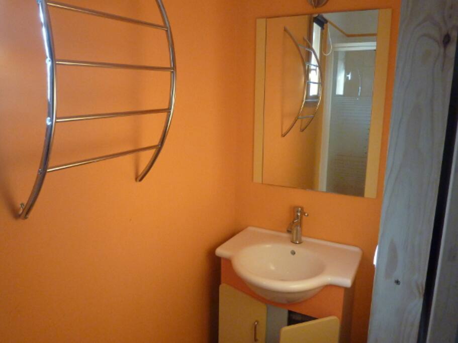 La salle d'eau attenante à la chambre 1