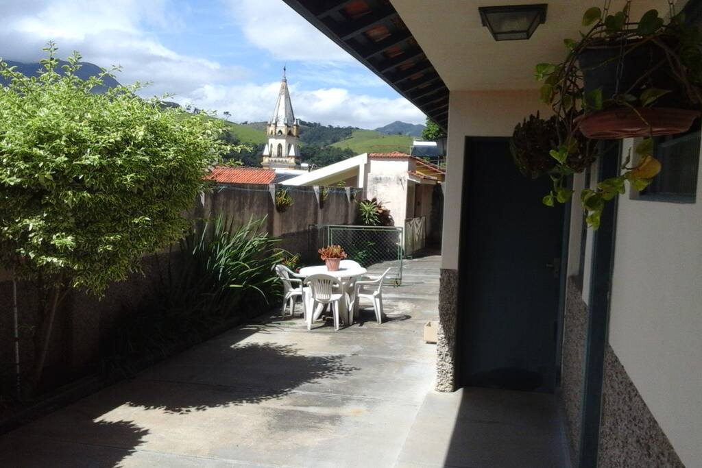 parte externa da casa