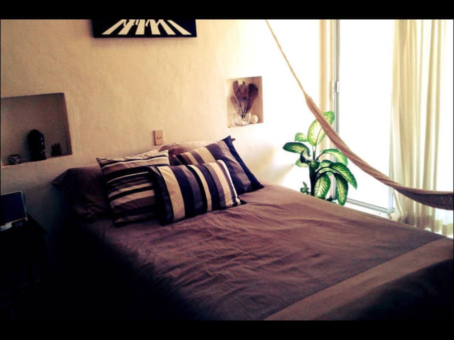 Full bed and very spacious perfect for two people