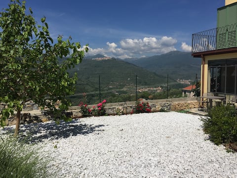 Martino: between olive trees and the sea, private garden