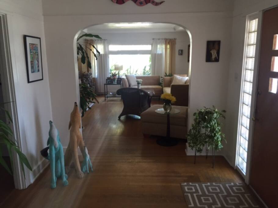 View from dining room