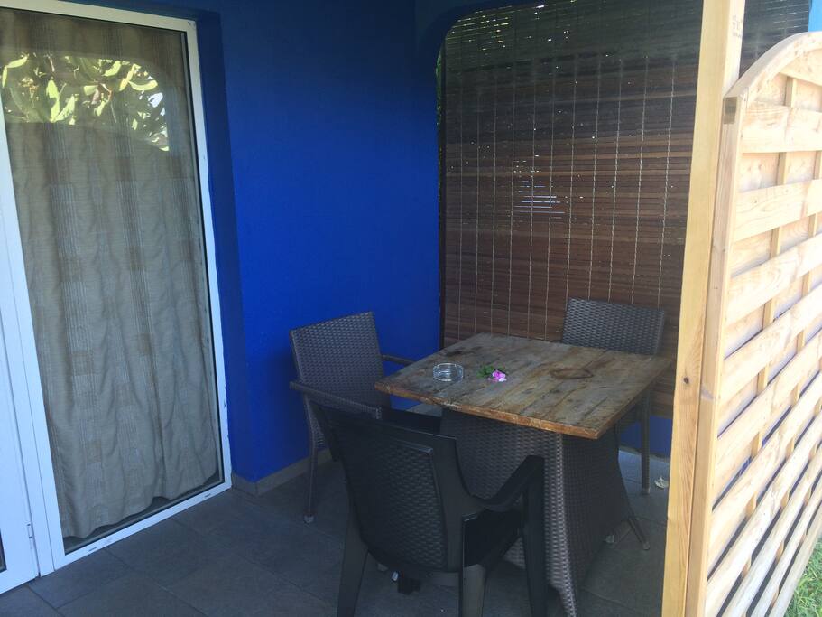 La terrasse privée