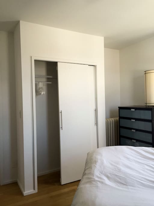 Spacious closet