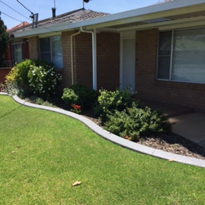 Manicured gardens