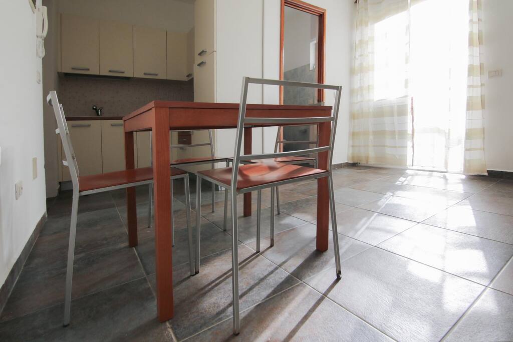 Living with kitchen