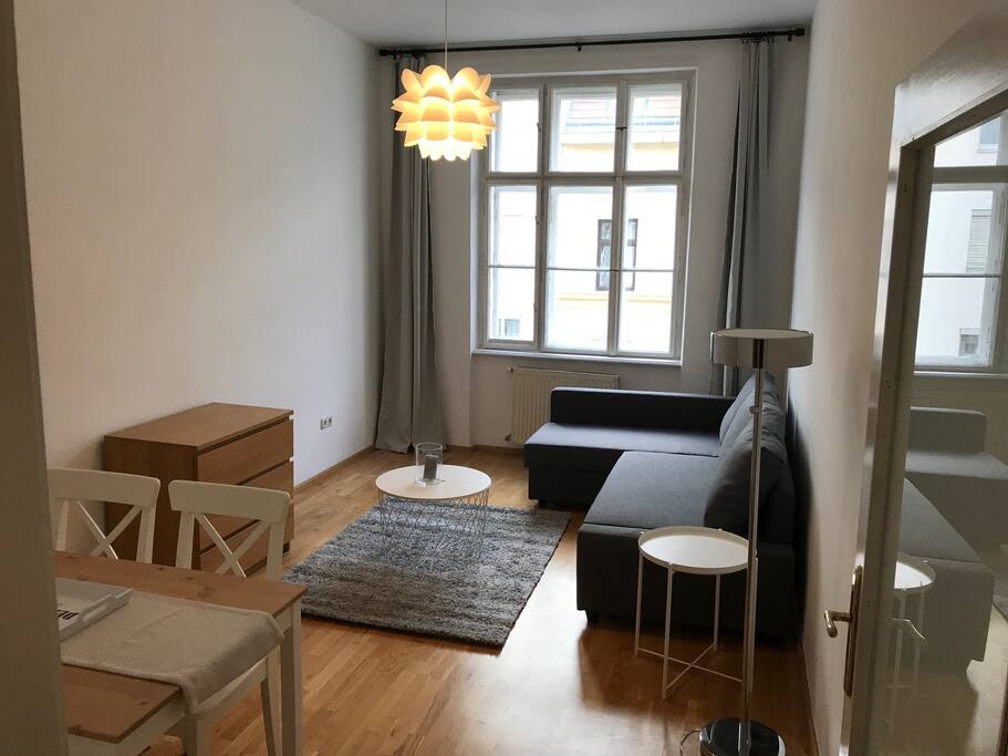 Livingroom with couchbed