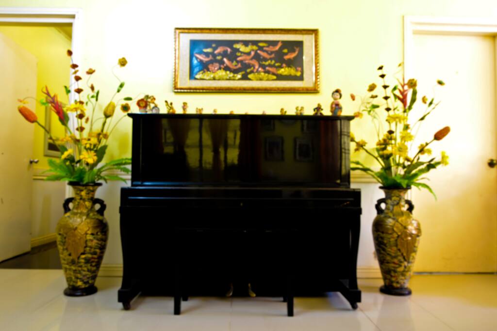 the piano