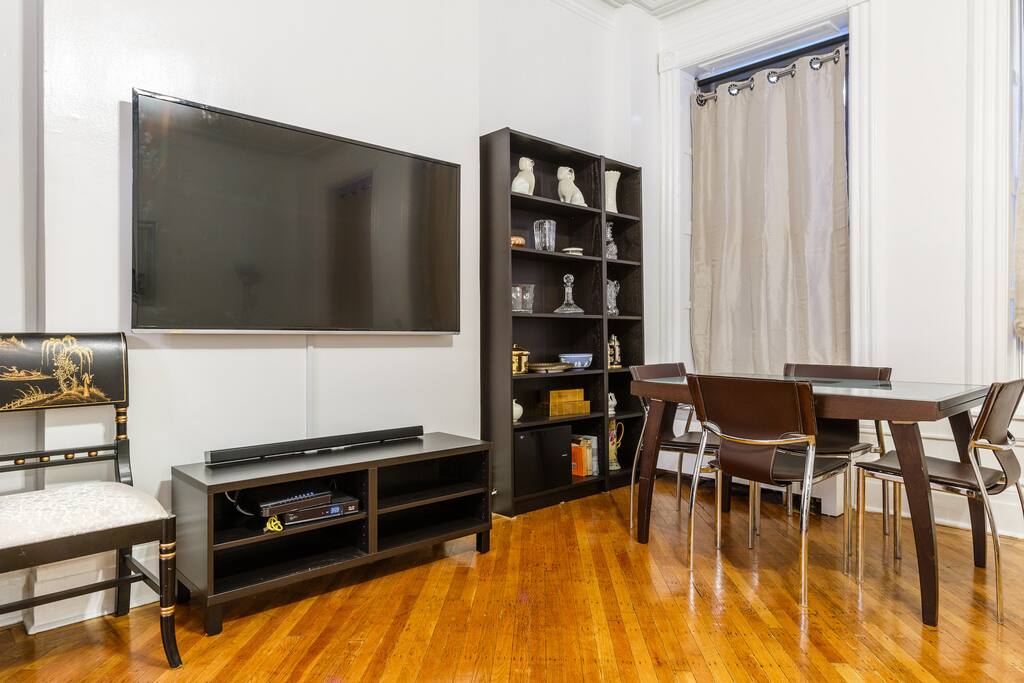 Dining Table Extends to Serve 8 guests