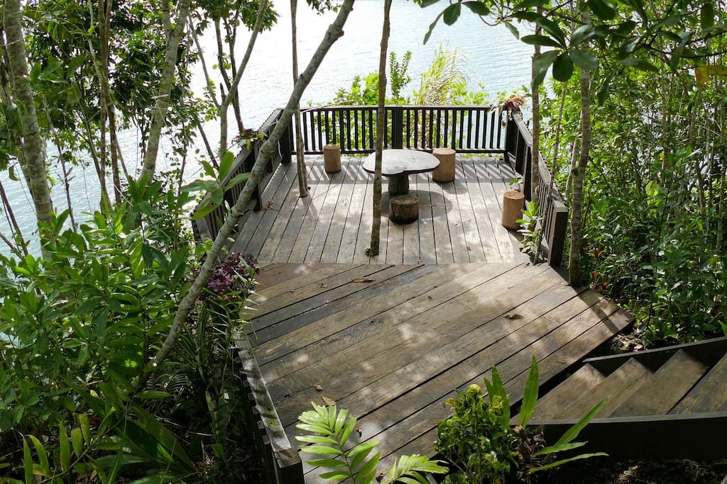 Main Building's deck