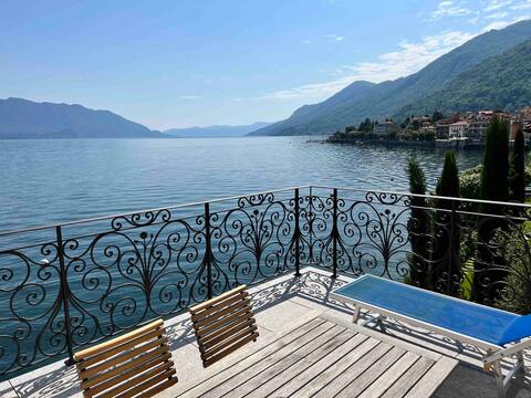 Charming lakefront apartment with wow-views!